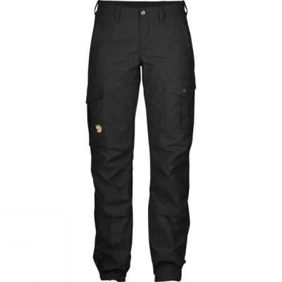 Pantalones Fjallraven Alta Mujer - Negras - Chile HLJ517342